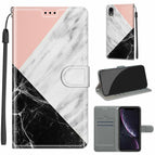 For iPhone XR / C07 Pink White Black