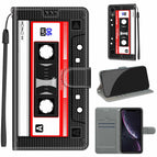 For iPhone XR / C10 Black Red Tape