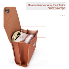 DY06 PU Leather Pattern Digital Accessory Storage Bag