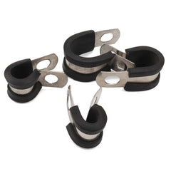 A1196 52 in 1 Car Rubber Cushion Pipe Clamps Stainless Steel Clamps