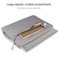 ND01DS Polyester Notebook Laptop Liner Bag with Small Bag, 13.3 inch, 14.1-15.4 inch