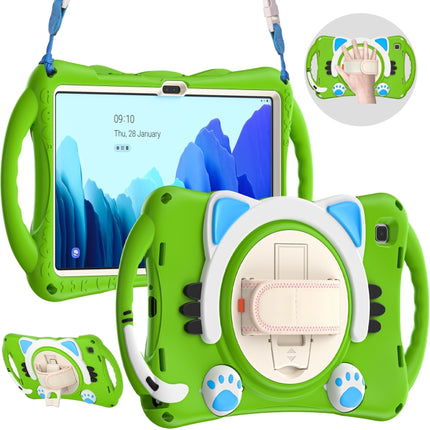 Cute Cat King Kids Shockproof EVA Protective Case with Holder & Shoulder Strap & Handle