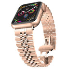 7 45mm / 6 & SE & 5 & 4 44mm / 3 & 2 & 1 42mm / Rose Gold