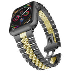 7 41mm / 6 & SE & 5 & 4 40mm / 3 & 2 & 1 38mm / Black + Gold
