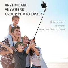 Q02S Fill Light Bluetooth Selfie Stick Tripod Mobile Phone Holder, Q02S(Black), Q02S(White)