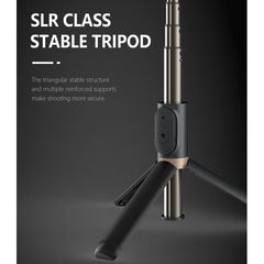 Q03S Fill Light Bluetooth Selfie Stick Tripod Mobile Phone Holder, Q03S(Black), Q03S(White)