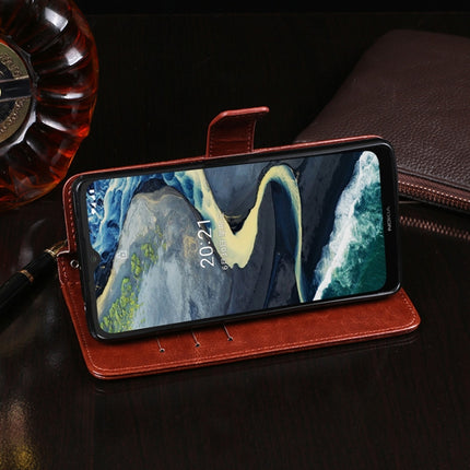 idewei Crazy Horse Texture Horizontal Flip Leather Case with Holder & Card Slots & Wallet