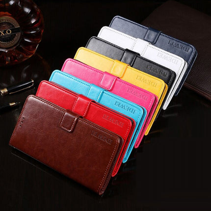 idewei Crazy Horse Texture Horizontal Flip Leather Case with Holder & Card Slots & Wallet, For vivo Y12S 2021, For vivo Y52 5G / Y72 5G, For Wiko Power U10