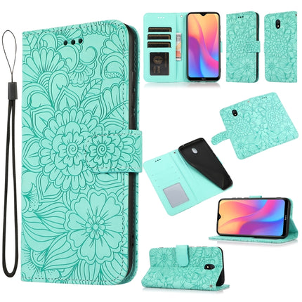 Skin Feel Embossed Sunflower Horizontal Flip Leather Case with Holder & Card Slots & Wallet & Lanyard, For Xiaomi Redmi Note 9 Pro, For Xiaomi Mi CC9, For Xiaomi Redmi 8A, For Xiaomi Redmi Note 7