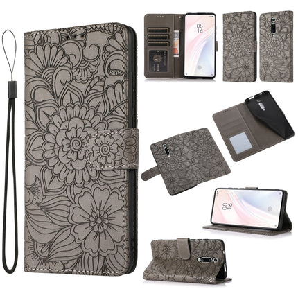 Skin Feel Embossed Sunflower Horizontal Flip Leather Case with Holder & Card Slots & Wallet & Lanyard, For Xiaomi Redmi K20, For Xiaomi Redmi 8, For Xiaomi Redmi 7A