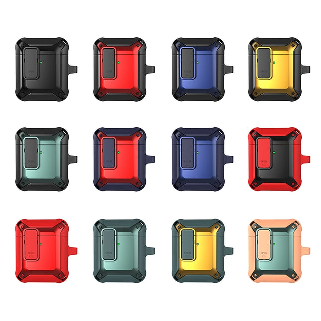 Wireless Earphones Shockproof Bumblebee Silicone Protective Case with Switch, For AirPods 1/2, For AirPods Pro