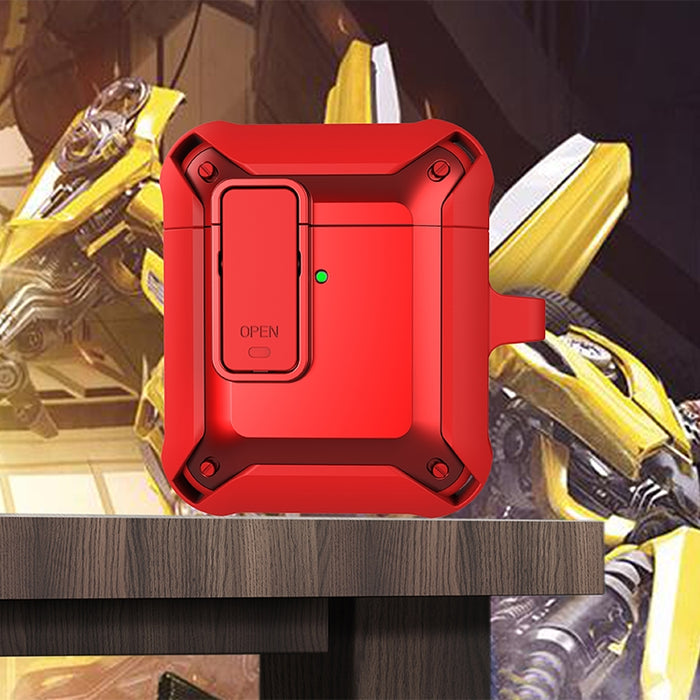 Funda protectora de silicona Bumblebee a prueba de golpes para auriculares inalámbricos con interruptor, para AirPods 1/2, para AirPods Pro