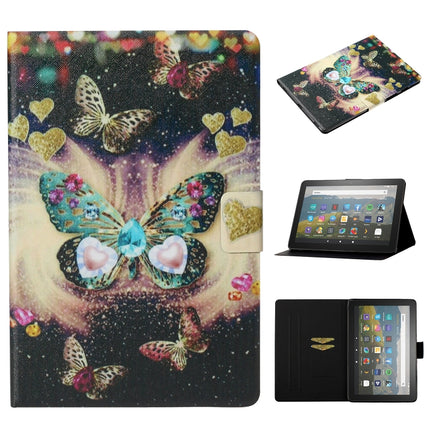 Voltage Texture Coloured Drawing Horizontal Flip Leather Case with Holder & Card Slot & Sleep / Wake-up Function, For Amazon Fire HD 10 (2021)
