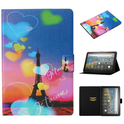 Voltage Texture Coloured Drawing Horizontal Flip Leather Case with Holder & Card Slot & Sleep / Wake-up Function, For Amazon Fire HD 10 (2021)