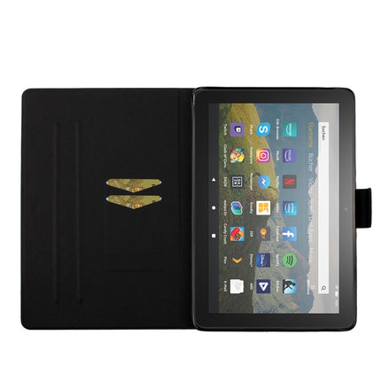 Voltage Texture Coloured Drawing Horizontal Flip Leather Case with Holder & Card Slot & Sleep / Wake-up Function, For Amazon Fire HD 10 (2021)