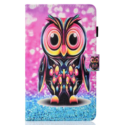 Coloured Drawing Stitching Horizontal Flip Leather Case with Holder & Card Slot & Sleep / Wake-up Function, For Amazon Fire HD 10 (2021)