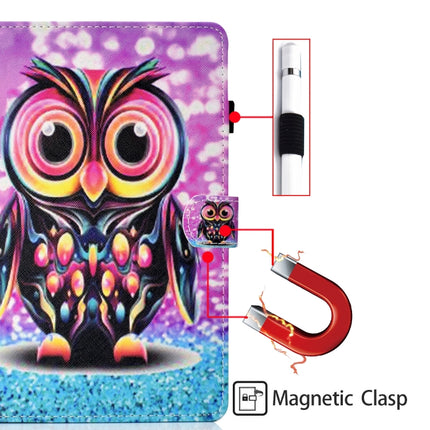 Coloured Drawing Stitching Horizontal Flip Leather Case with Holder & Card Slot & Sleep / Wake-up Function, For Amazon Fire HD 10 (2021)
