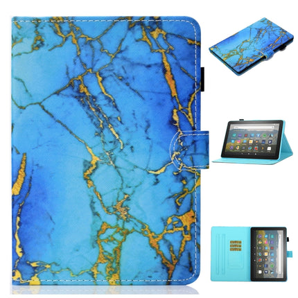 Coloured Drawing Stitching Horizontal Flip Leather Case with Holder & Card Slot & Sleep / Wake-up Function, For Amazon Fire HD 10 (2021)