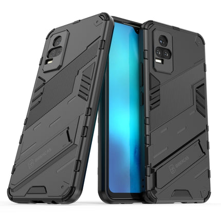 Punk Armor 2 in 1 PC + TPU Shockproof Case with Invisible Holder, For vivo Y37 / V21e 4G, For Samsung Galaxy A52 5G