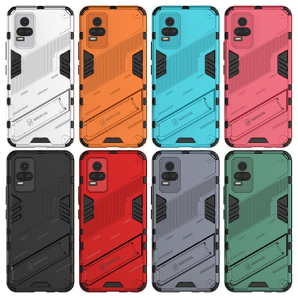 Punk Armor 2 in 1 PC + TPU Shockproof Case with Invisible Holder, For vivo Y37 / V21e 4G, For Samsung Galaxy A52 5G