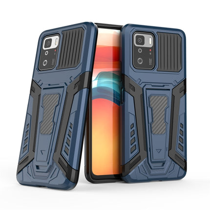War Chariot Series Armor All-inclusive Shockproof PC + TPU Protective Case with Invisible Holder, For Xiaomi Redmi Note 10 Pro 5G, For Samsung Galaxy A22 4G