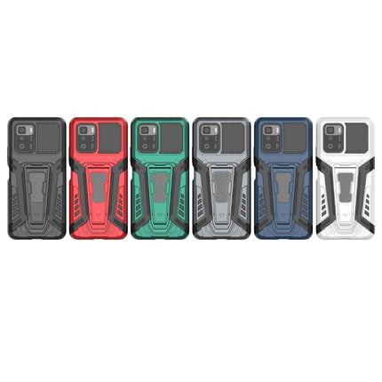 War Chariot Series Armor All-inclusive Shockproof PC + TPU Protective Case with Invisible Holder, For Xiaomi Redmi Note 10 Pro 5G, For Samsung Galaxy A22 4G
