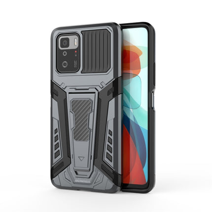 War Chariot Series Armor All-inclusive Shockproof PC + TPU Protective Case with Invisible Holder, For Xiaomi Redmi Note 10 Pro 5G, For Samsung Galaxy A22 4G