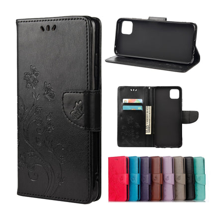 Butterfly Flower Pattern Horizontal Flip Leather Case with Holder & Card Slots & Wallet, For Samsung Galaxy A22 5G, For Sony Xperia 10 III, For Xiaomi Mi 11