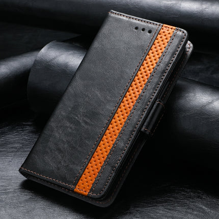 CaseNeo Business Splicing Dual Magnetic Buckle Horizontal Flip PU Leather Case with Holder & Card Slots & Wallet, For iPhone 12 / 12 Pro, For iPhone 12 Pro Max, For iPhone 11 Pro, For iPhone 11
