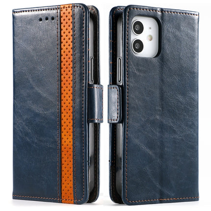 CaseNeo Business Splicing Dual Magnetic Buckle Horizontal Flip PU Leather Case with Holder & Card Slots & Wallet, For iPhone 12 mini, For iPhone 12 / 12 Pro, For iPhone 12 Pro Max, For iPhone 11 Pro