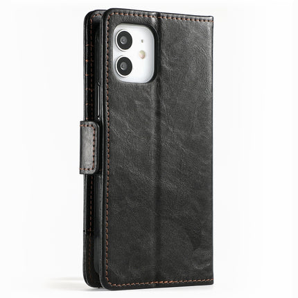 CaseNeo Business Splicing Dual Magnetic Buckle Horizontal Flip PU Leather Case with Holder & Card Slots & Wallet, For iPhone 11 Pro Max