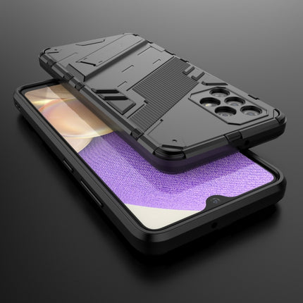 Punk Armor 2 in 1 PC + TPU Shockproof Case with Invisible Holder, For Samsung Galaxy A32 4G
