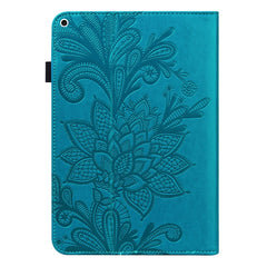 Lace Flower Embossing Pattern Horizontal Flip Leather Case with Holder & Card Slots & Wallet & Photo Frame & Sleep / Wake-up Function, For iPad 9.7 2018 / 9.7  2017 / Air 2 / Air, For iPad mini  2019 / 4 / 3 / 2 / 1, For iPad Pro 10.5 2017 / 10.2 2019