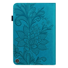 Lace Flower Embossing Pattern Horizontal Flip Leather Case with Holder & Card Slots & Wallet & Photo Frame & Sleep / Wake-up Function, For Amazon Kindle Fire HD 8 2020 / HD 8 Plus 2020, For Amazon Kindle Fire HD 10 2019 / 2018 / 2017 / 2016
