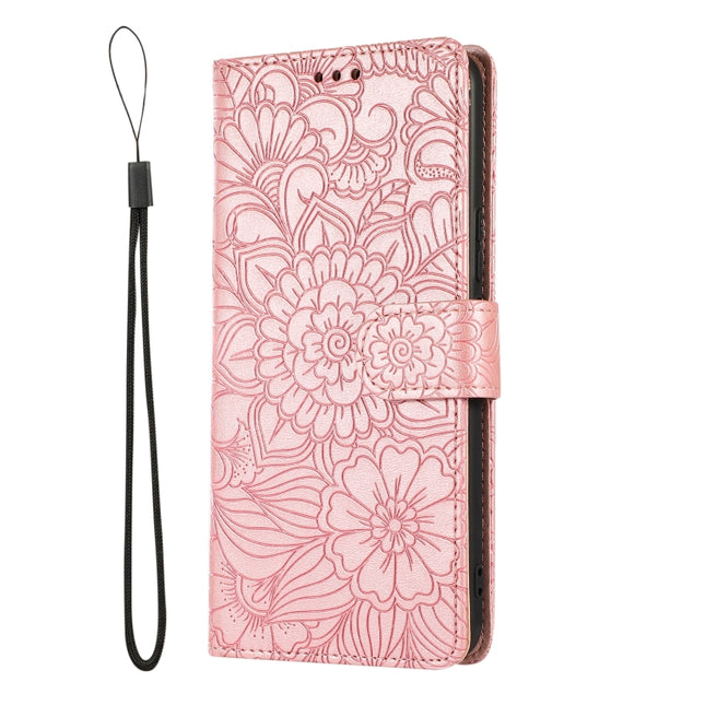 Skin Feel Embossed Sunflower Horizontal Flip Leather Case with Holder & Card Slots & Wallet & Lanyard, For Huawei nova 8 SE, For Huawei nova 7 SE, For Huawei nova 7 Pro 5G, For Huawei Y6p