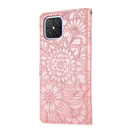 Skin Feel Embossed Sunflower Horizontal Flip Leather Case with Holder & Card Slots & Wallet & Lanyard, For Huawei nova 8 SE, For Huawei nova 7 SE, For Huawei nova 7 Pro 5G, For Huawei Y6p