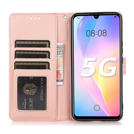 Skin Feel Embossed Sunflower Horizontal Flip Leather Case with Holder & Card Slots & Wallet & Lanyard, For Huawei nova 8 SE, For Huawei nova 7 SE, For Huawei nova 7 Pro 5G, For Huawei Y6p