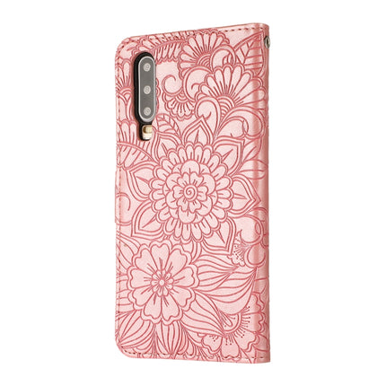 Skin Feel Embossed Sunflower Horizontal Flip Leather Case with Holder & Card Slots & Wallet & Lanyard, For Huawei P30, For Huawei P20 lite