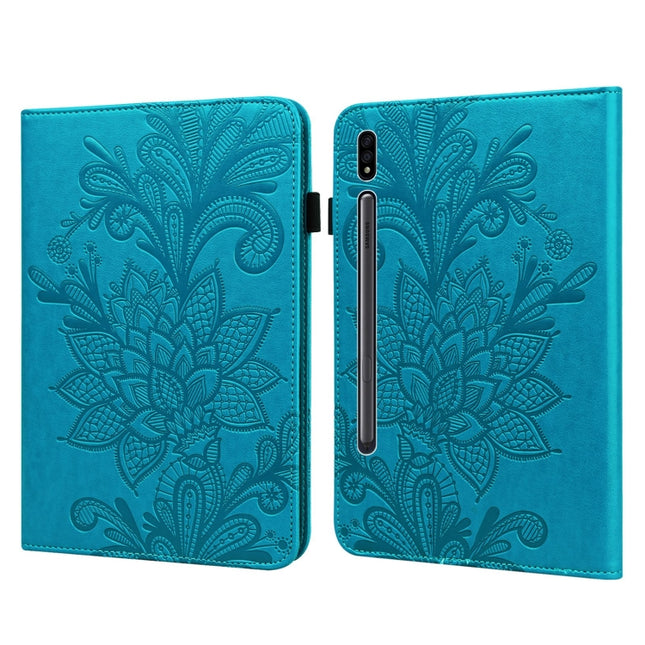 Lace Flower Embossing Pattern Horizontal Flip Leather Case with Holder & Card Slots & Wallet & Photo Frame, For Samsung Galaxy Tab S8 / Galaxy Tab S7 SM-T870/SM-T875/SM-T876B, For Samsung Galaxy Tab A 8.0 2019 T290                                      ...