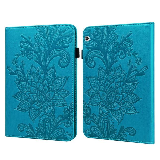 Lace Flower Embossing Pattern Horizontal Flip Leather Case with Holder & Card Slots & Wallet & Photo Frame, For Huawei MediaPad T3 10, For Huawei MediaPad M5 Lite, For Amazon Kindle Fire HD 8 2019/2018/2017/2016                                         ...