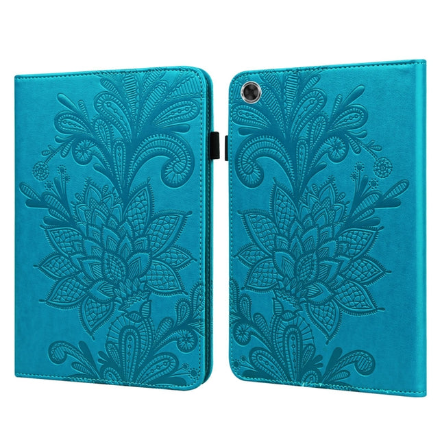 Lace Flower Embossing Pattern Horizontal Flip Leather Case with Holder & Card Slots & Wallet & Photo Frame, For Lenovo Tab M8 8505X