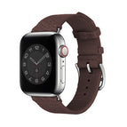 For Apple Watch Series  7  45mm / & 6 & SE & 5 & 4 44mm / Dark Brown