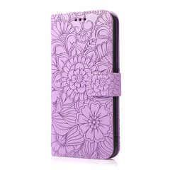 Horizontale Klapphülle aus Leder mit Sonnenblumen-Prägung, Halter, Kartenfächern, Geldbörse und Trageband, für iPhone 12, iPhone 12 Mini, iPhone 12 Pro, iPhone 12 Pro Max, iPhone 11 Pro Max