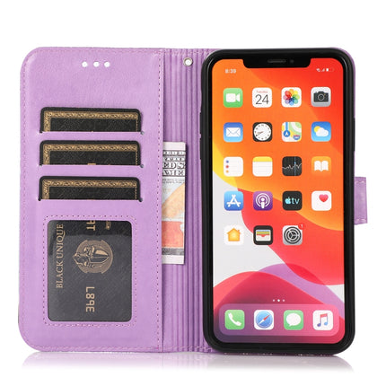 Horizontale Klapphülle aus Leder mit Sonnenblumen-Prägung, Halter, Kartenfächern, Geldbörse und Trageband, für iPhone 12, iPhone 12 Mini, iPhone 12 Pro, iPhone 12 Pro Max, iPhone 11 Pro Max