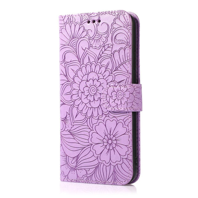 Skin Feel Embossed Sunflower Horizontal Flip Leather Case with Holder & Card Slots & Wallet & Lanyard, For iPhone 11 Pro Max, For iPhone 11 Pro, For iPhone 11, For iPhone XR