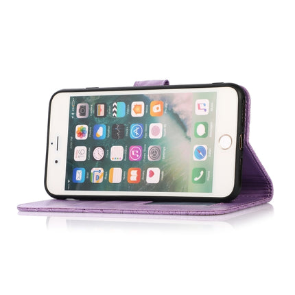 Skin Feel Embossed Sunflower Horizontal Flip Leather Case with Holder & Card Slots & Wallet & Lanyard, For iPhone 7 Plus / 8 Plus, For iPhone 7 / 8 / SE(2020)