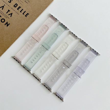 Discoloration in Light TPU Replacement Watchbands For Apple Watch Series, 7 45mm / 6 & SE & 5 & 4 44mm / 3 & 2 & 1 42mm, 7 41mm / 6 & SE & 5 & 4 40mm / 3 & 2 & 1 38mm