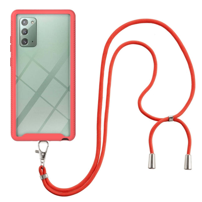 Starry Sky Solid Color Series Shockproof PC + TPU Protective Case with Neck Strap, For Samsung Galaxy Note20, For Samsung Galaxy S20 FE 5G / 4G, For Samsung Galaxy S21+ 5G, For Samsung Galaxy S21 FE, For Samsung Galaxy S21 5G