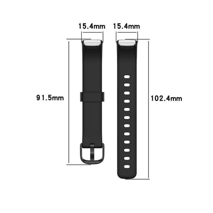 xDfind For Fitbit Luxe Silicone Color Buckle Replacement Strap Watchband, S, L