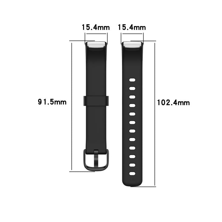 xDfind For Fitbit Luxe Silicone Color Buckle Replacement Strap Watchband, S, L